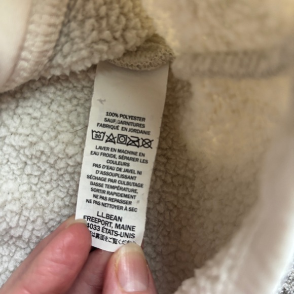 L.L Bean Sweater Fleece Pullover size small - Picture 6 of 7